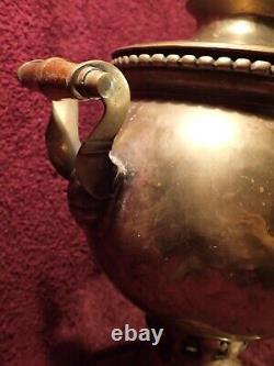 Rare Antique Signed Brothers Puchkov Tula Samovar Imperial Russia Russian