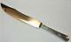Rare Antq Imperial Russian 84 Silver & Gilt Carving Knife Grachev St Petersburg