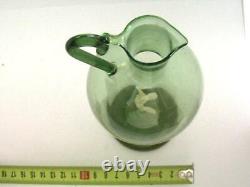 Rare OLD Antique Imperial Russian JUG Decanter GLASS HANDMADE