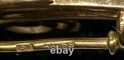 Rare Royal Grand Duke Michael Alexandrovich Gold Stick Pin Royalty Crown Cipher