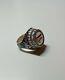Rare Russian Imperial 84 Silver Ring With Enamel. 20mm