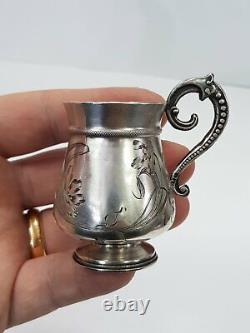 Rare Russian Imperial 84 silver cup