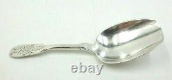 Rare Russian Imperial. 875 Zolotnik 84 Silver Caddy Scoop Spoon With Monogram