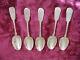 Rare Set Faberge Five Spoons Silver 84 Monogram Russian Imperial Antique Russia