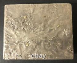 Retailed by Cartier Faberge Imperial Russian 88 Silver Samorodok Cigarette Case