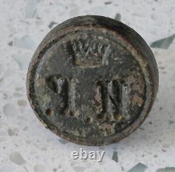 Royal Wax Seal Stamp Imperial Russian Cyrillic Crown Gand Duke Duchess Royalty