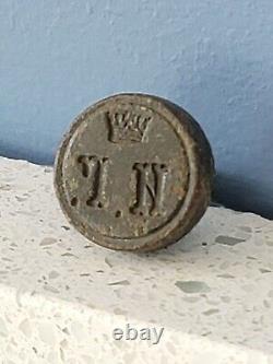 Royal Wax Seal Stamp Imperial Russian Cyrillic Crown Gand Duke Duchess Royalty