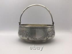 Russia, Antique Imperial Russian 84 Silver Candy Bowl Exelend condition (238gm)