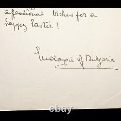 Russia Royalty Bulgarian Princess Eudoxia Signed Document The Crown Dowton Abbey