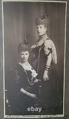 Russia Tsarina Maria Feodorovna Signed Photo CDV Cabinet Card Queen Alexandra UK