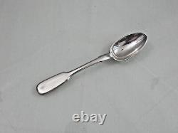 Russian 84 Silver Tea Spoon by Khlebnikov, Moscow, 1887 Imperial Warrant