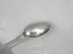 Russian 84 Silver Tea Spoon by Khlebnikov, Moscow, 1887 Imperial Warrant