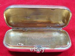 Russian Imperial 1880 Cigarette Case/Holder Silver marked 84 with Master Marks
