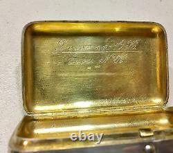 Russian Imperial 1888 Silver 84 Cigarette Case Engraved Hallmarked BA 179 Grams