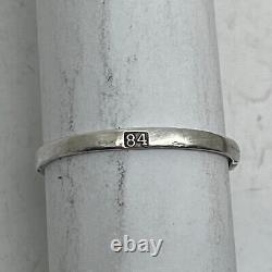 Russian Imperial 84 Silver Ring Memento Mori