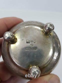 Russian Imperial 84 silver salt shaker Khlebnikov