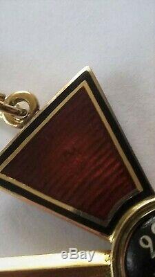 Russian Imperial Antique badge medal Order St. Vladimir Original Gold 3 degree