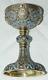 Russian Imperial Christian Chalice Goblet Jesus Holy Grail Cross Icon Enamel Egg