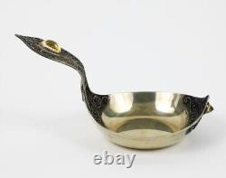 Russian Imperial Kovsh Silver Jeweled Antique Kovsh Russian Ornate Ladle