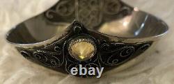 Russian Imperial Kovsh Silver Jeweled Antique Kovsh Russian Ornate Ladle