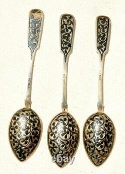 Russian Imperial Royal Silver Spoon Severnaya Chern Cup Chalice Kovsh Bowl Egg