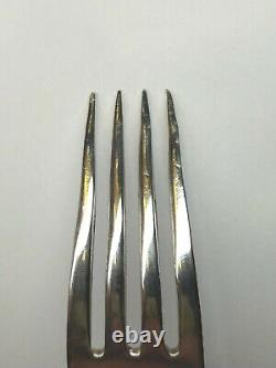 Russian Imperial Silver 84' 1 piece Dessert Forks IVAN SAZIKOV Factory 1867