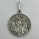 Russian Imperial Silver 84 Icon Pendant St. Trinity