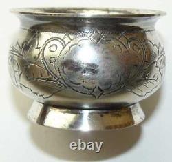 Russian Imperial Silver 84 Salt Cellar Moscow 1899-1908