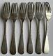 Russian Imperial Silver 84 Set Of 6 Table Forks Sazikov Factory 1879 Moscow