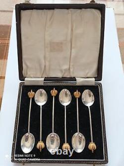 Russian Imperial Spoons Silver Gilded Faberge