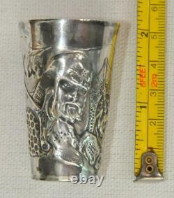 Russian Royal Imperial 84 Silver Vodka Cup Shots Goblet Chalice Kovsh Bowl Pin