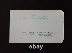 Russian Royalty Imperial Princess Maria Nikolaovna Troubetskoy Signed Document