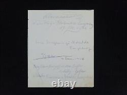 Russian Royalty Signed Royal Document Grand Duchess Princess Saxe Coburg Gotha