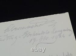 Russian Royalty Signed Royal Document Grand Duchess Princess Saxe Coburg Gotha