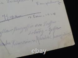 Russian Royalty Signed Royal Document Grand Duchess Princess Saxe Coburg Gotha