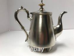 Russian silver teapot. Moscow 1896-1908. 375 grams. Imperial. 84 mark