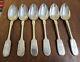 Set Of 6 84 Large Spoons Russian Imperial Antique Silver Fiddle 407g Lot Old