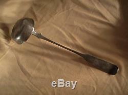 VERY LARGE IMPERIAL RUSSIAN SILVER 84 LADLE 330gr 39cm 1834