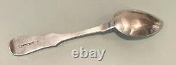Vintage Antique 1881 Russian Imperial Silver 84 Large SoupFood Serving Spoon Old