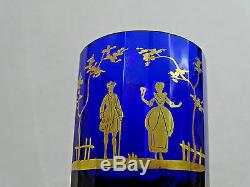 WONDERFUL ANTIQUE IMPERIAL RUSSIAN GILDED GLASS BEAKER CUP CIRCA 1800 super rare