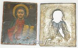 1850 Y. Christie Impérielle De Russie Icon 84 Silver Riza Jesus Christ Egg Dieu