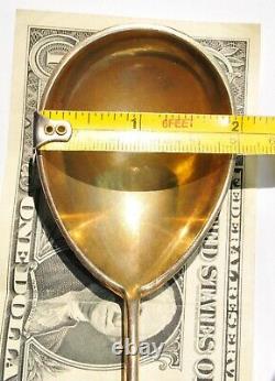 1880. Antique Russe Imperiale 84 Silver Enamel Big Spoon Kovsh Bowl Cup Ladle