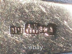 1889 3 Monogram Vintage Spoon Russe Impérial Argent 84 Antique Sterling Russie