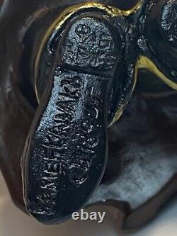 1912 FABERGE Rare Bronze Imperial Russian Cossack Guard Antique Gold Gilt Enamel<br/>
<br/> Translation: 1912 FABERGE Rare Bronze Imperial Russian Cossack Guard Antique Gold Gilt Enamel
