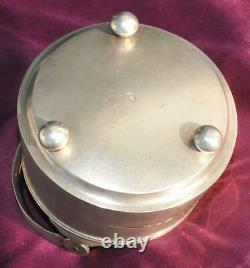 19c Russian Imperial 84 Silver Art Sugar Basket Tea Coffee Kovsh Bowl Egg Mazer