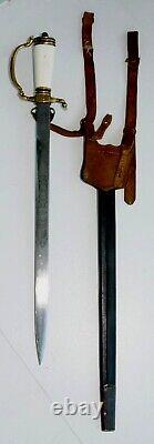 19c. Russian Imperial Hanting Dagger Dirk Saber Zlatoust Arsenal Tsar Nikolas