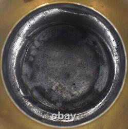 Ancien samovar en laiton impérial russe du 19ème siècle avec de multiples gravures