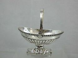 Anticique Imperial Russe 84 Silver Candy Dish Basket Bowl Petersburg (1818-1826)
