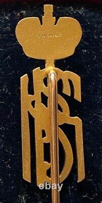Antique Gold Tiffany Pin Imperial Russian Presentation Grand Duke Romanov Etats-unis