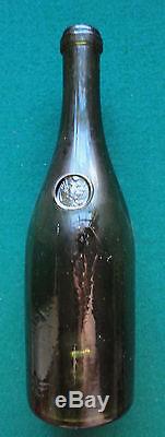 Antique Imperial Bouteille De Champagne Russe Romanov Double C 1880 Dirigé Eagle